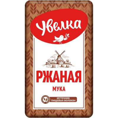 Мука ржаная обдирная "Увелка", 2 кг