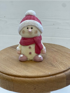 Фигурка из шоколадной глазури "Снеговик"