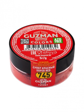 Краситель жирорастворимый Супер красный - 745, GUZMAN, 5 гр