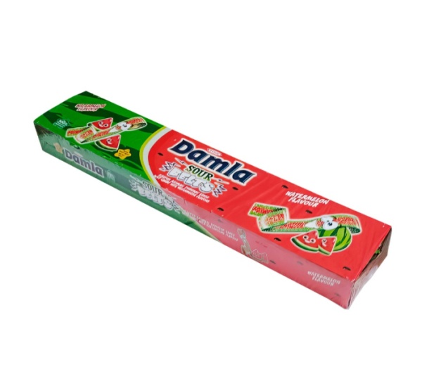 Жевательный Мармелад DAMLA Ремешки, Арбуз, 15 гр