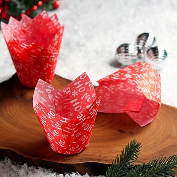 Капсула бумажная ТЮЛЬПАН d50x80 мм, Ho-ho, 1 шт