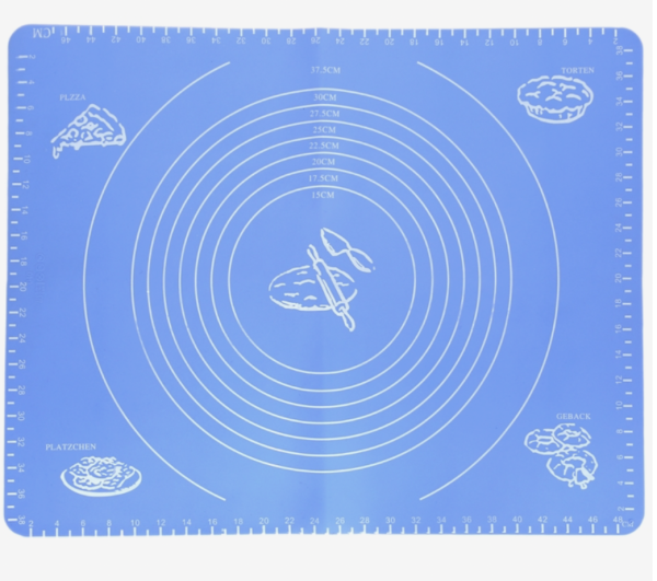 Коврик силиконовый с разлиновкой Доляна «Эрме», 50×40 см