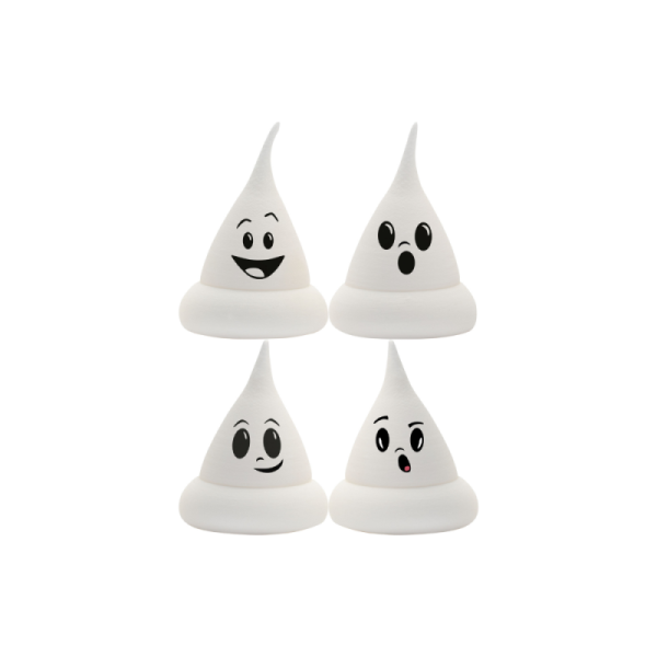 Сахарные фигурки "Привидения микс", 3 шт