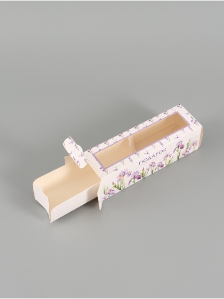 Коробка для макарон «Подарок для тебя», 180*55*55 мм