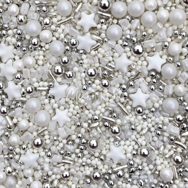 Посыпка фирменная MIXIE "Серебряная свадьба", 50 гр