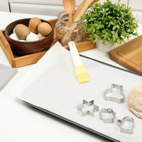 Пергамент беленый для выпечки, 28 см×25 м