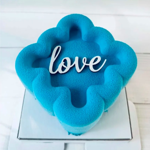 Форма силиконовая  для бенто и муссовых десертов "Квадрат", 10×10×7 см