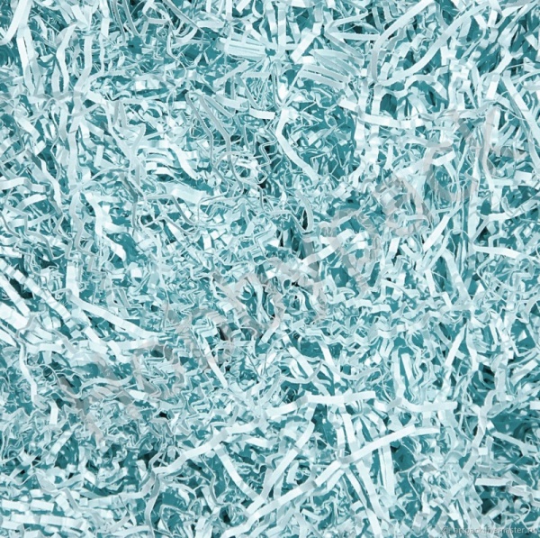 Наполнитель бумажный Светло-голубой, 50 г (гофрированный)