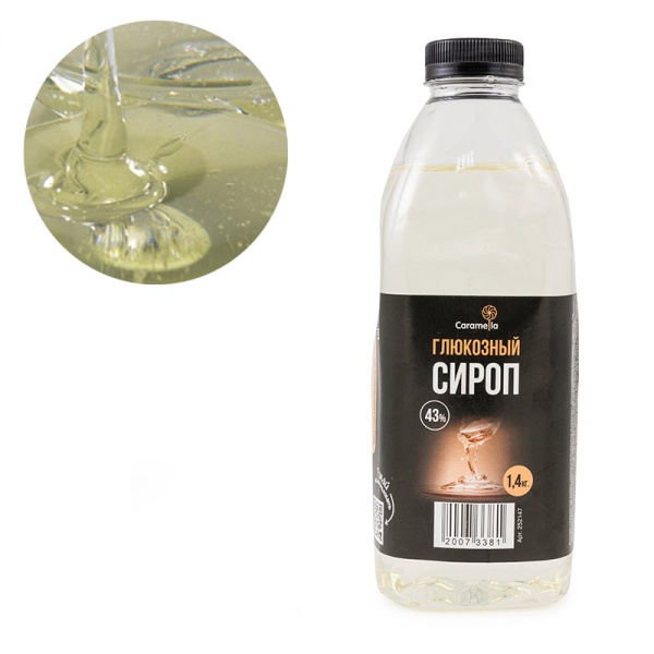 Глюкозный сироп 43% Caramella, 1,4 кг