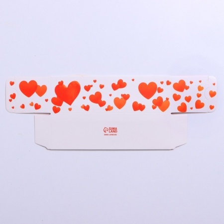 Коробка для макарон «Love you», 180*55*55 мм