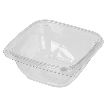 Контейнер пластиковый для горячего 500 мл, 12.6*12.6*6 см