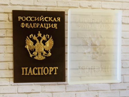 Силиконовый молд "Паспорт РФ", 13*9,5 см