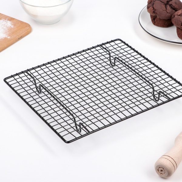 Решётка для глазирования и остывания кондитерских изделий KONFINETTA, 26×23×3 см