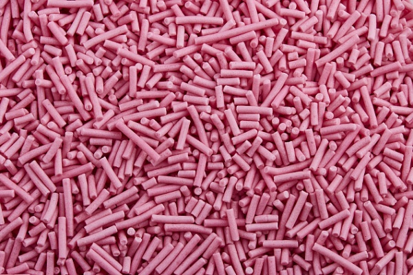 Посыпка кондитерская "Вермишель розовая", опт 750 гр