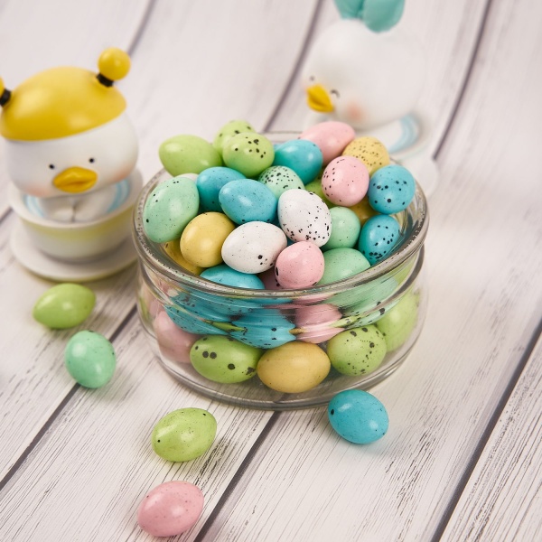 Драже шоколадное "Яички разноцветные", опт 1 кг