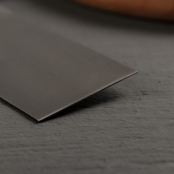 Шпатель кондитерский металл угол 17×12 см Ровный край