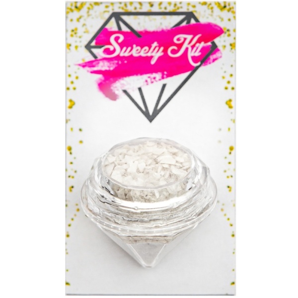 Блестки пищевые «Sweety Kit», Белый, 3 фр