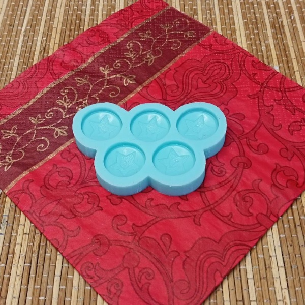 Силиконовый молд «Армейские пуговицы»