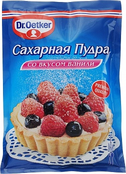 Сахарная пудра с ароматом ванили Dr.Oetker, 80 гр