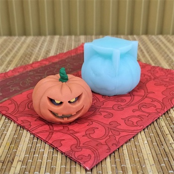 Молд силиконовый 3D "Тыква на хэллоуин"