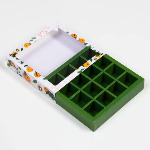 Коробка для 16 конфет  "Верь в чудеса"