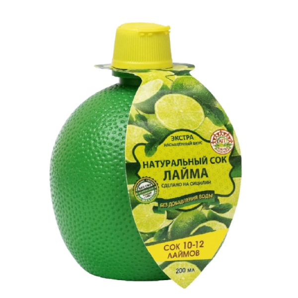 Натуральный сок Лайма, Азбука Продуктов, Италия, 200 мл