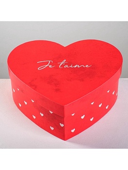 Коробка подарочная «Сердце», С любовью, 22*11*9 см