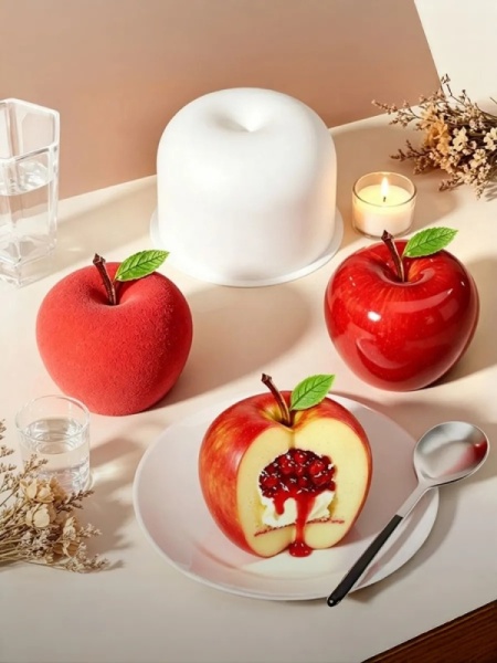 Форма для муссовых десертов и выпечки «Яблоко», d - 11,6 см