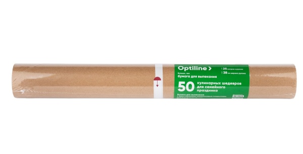 Бумага для выпекания силиконизированная "Optiline" (пергамент) 38*25 м