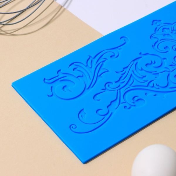 Коврик для айсинга Доляна «Вензель», 34×11,5 см