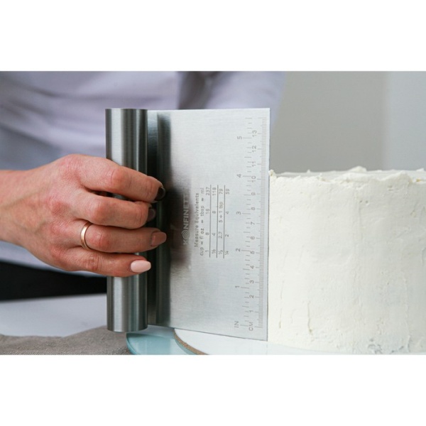 Шпатель кондитерский для выравнивания, металл, 15 см