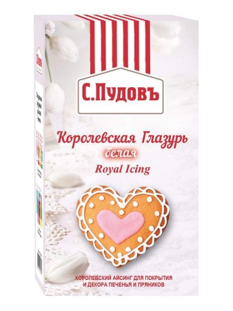 Глазурь королевская (айсинг) С.Пудовъ, белая, 150 гр