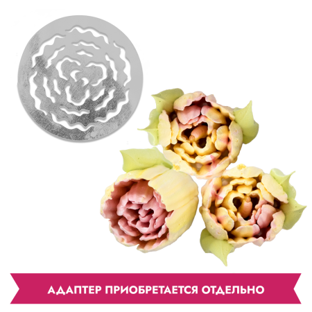 Насадка (диск) для зефирных цветов N13