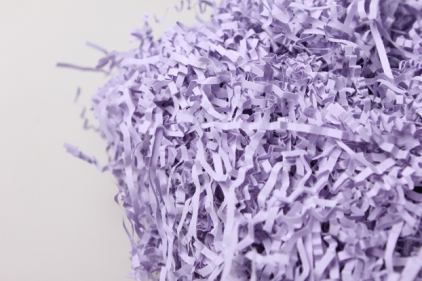 Наполнитель бумажный Бледно-лиловый, 50 г (гофрированный)