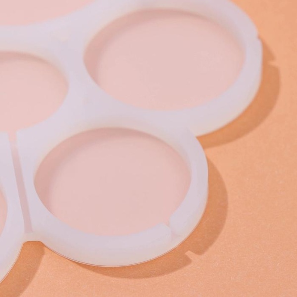 Силиконовая форма для леденцов «Круги 6 в 1»