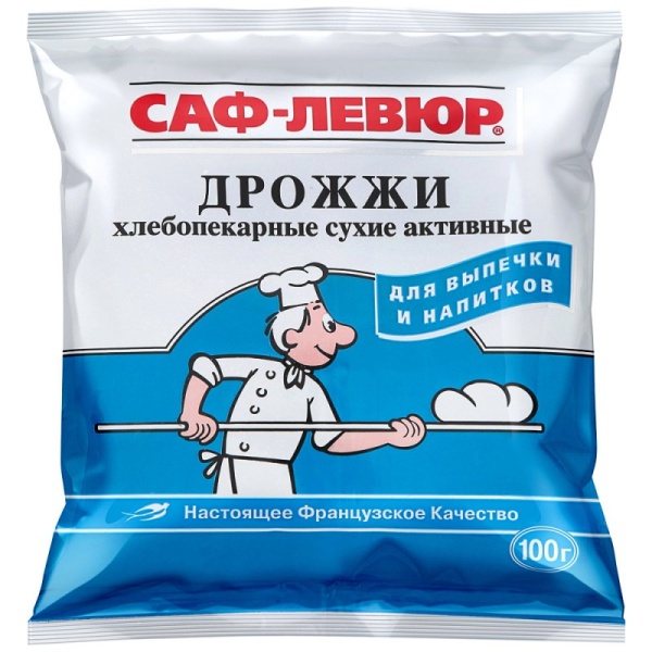 Дрожжи сухие активные Саф-Левюр, 100 гр
