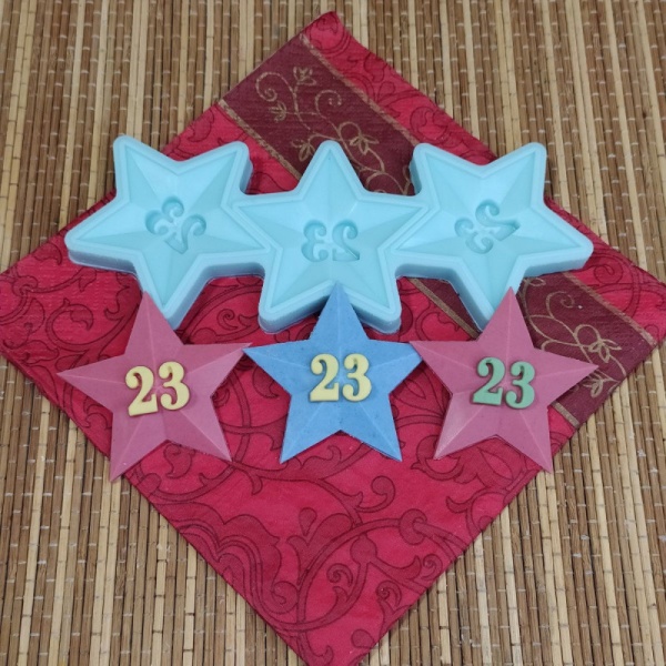 Силиконовый молд "Звезда 23"