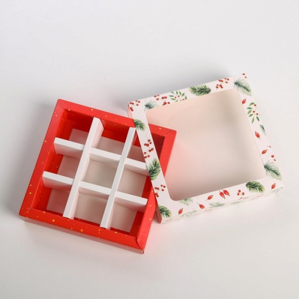 Коробка для 9 конфет " Загадай желание"