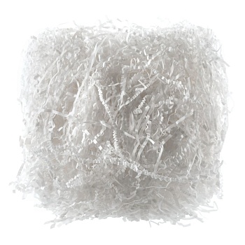 Наполнитель бумажный Белый, 50 г (гофрированный)