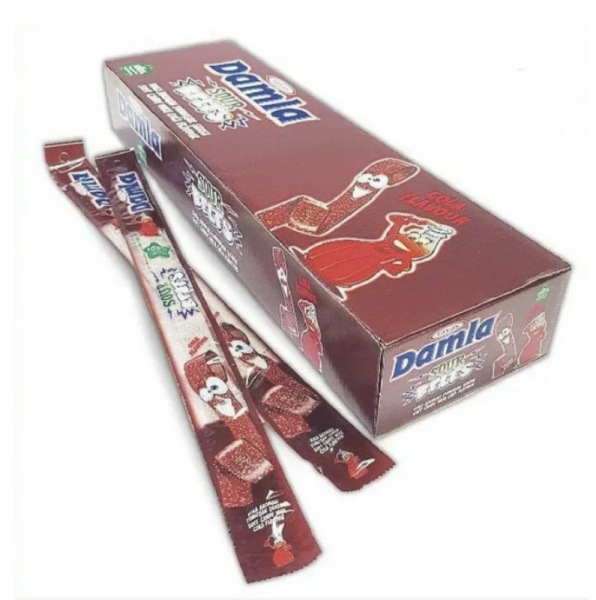 Жевательный Мармелад DAMLA Ремешки, Кола, 15 гр
