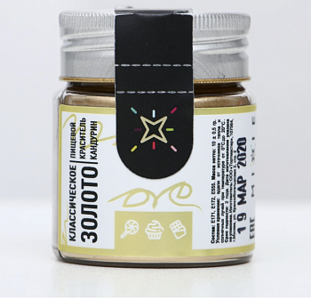 Блеск пищевой MIXIE Классическое золото, 10 гр