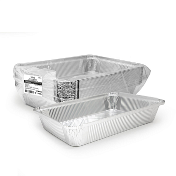 Форма алюминиевая для запекания  прямоугольная 313*1213*44 мм, 2235 мл, 1 шт