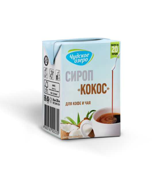 Сироп для кофе «Кокос», Россия, 200 мл