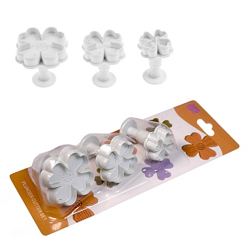 Набор плунжеров кондитерских  «Клевер», 3 шт