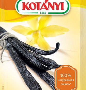 Ваниль натуральная бурбонная в стручках Kotanyi, 1 шт
