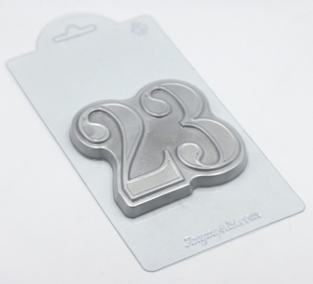 Форма пластиковая для шоколада "23 цифры"