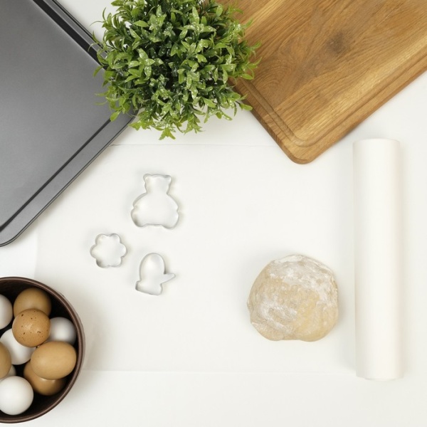 Пергамент беленый для выпечки, 28 см×25 м