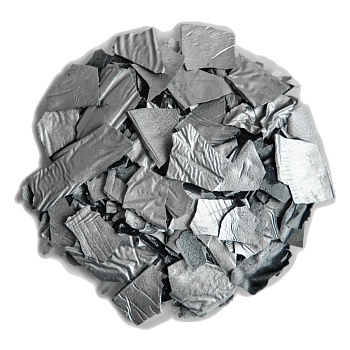 Перламутровые съедобные хлопья Флекс Свинцовый, 50 гр