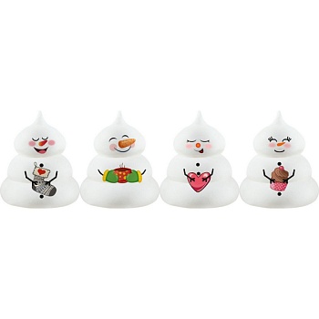 Сахарные фигурки СНЕГОВИЧОК d30х h35 мм, 1 шт