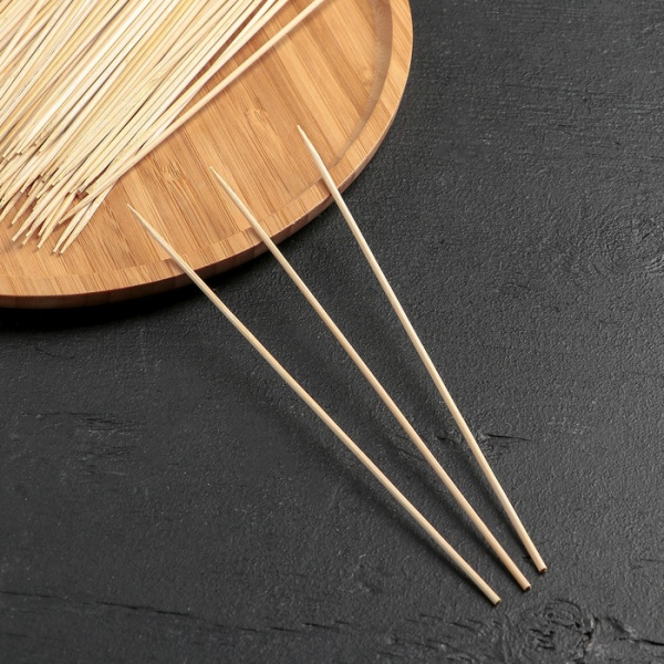 Набор шампуров деревянных 20 см 85-90 шт d=3 мм